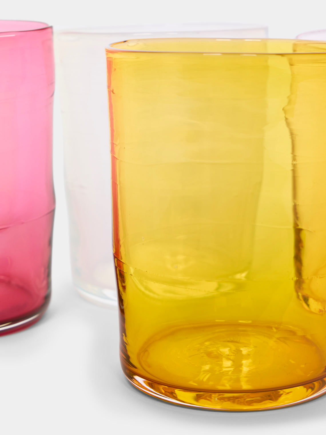 Michael Ruh Studio - Spring Fade Hand-Blown Glass Highballs (Set of 4) - Multiple - ABASK