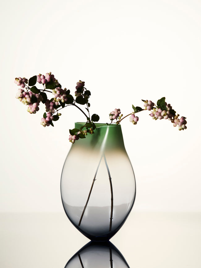 Michele Oberdieck - Spring Distraction Hand-Blown Glass Bowl - Green - ABASK