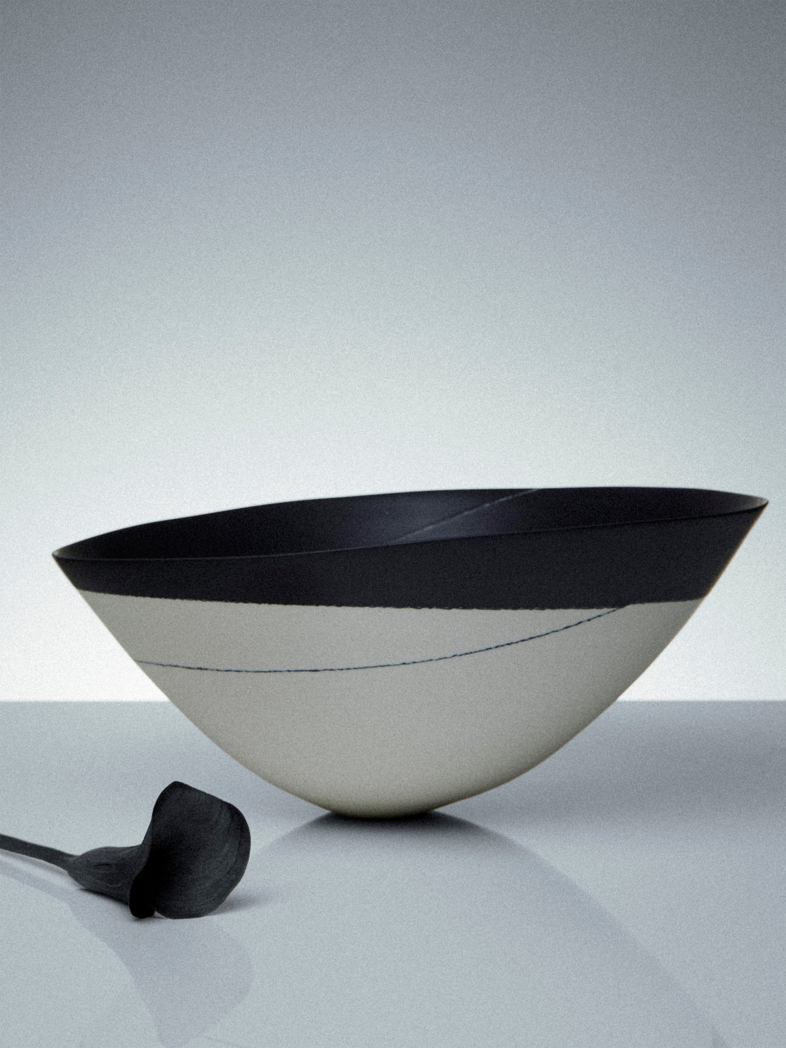 Paul James Ceramics - Fractured Reality Hand-Thrown Ceramic Bowl - White - ABASK