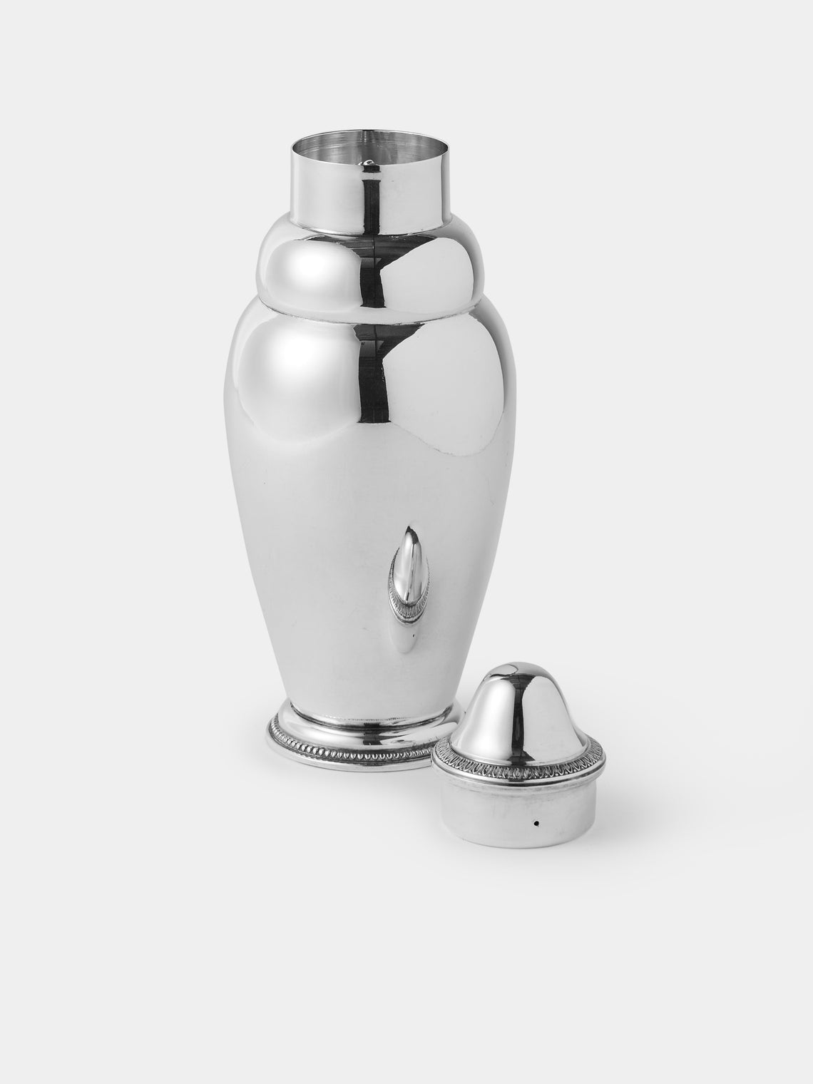 Antique and Vintage - 1960s Solid Silver Rocket Cocktail Shaker - Silver - ABASK