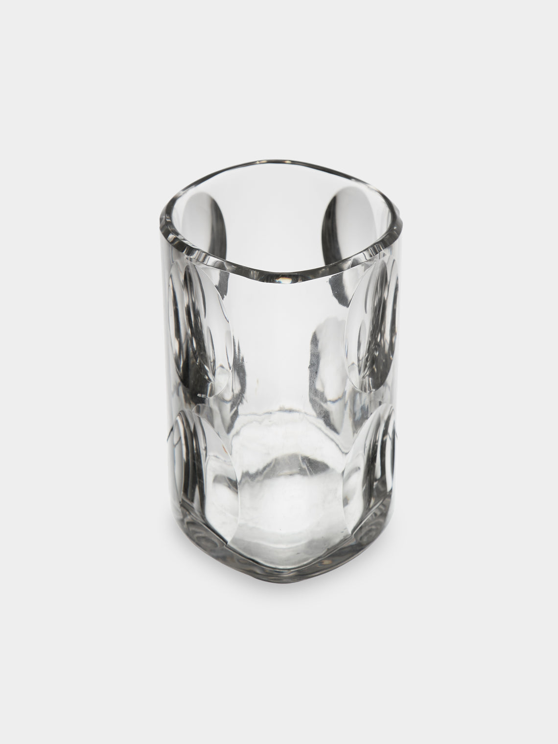 Antique and Vintage - Mid-Century Baccarat Beluga Crystal Vase - Clear - ABASK