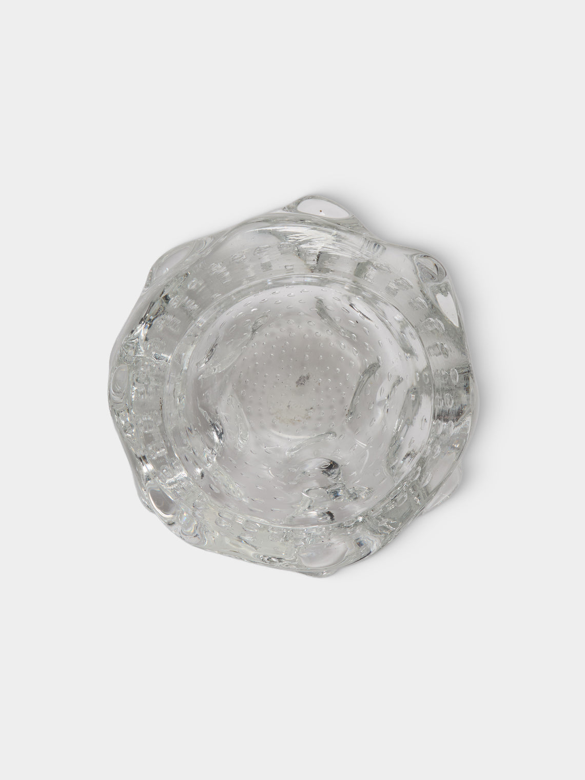 Antique and Vintage - 1960s Barovier & Toso Glass Trinket Bowl - Clear - ABASK