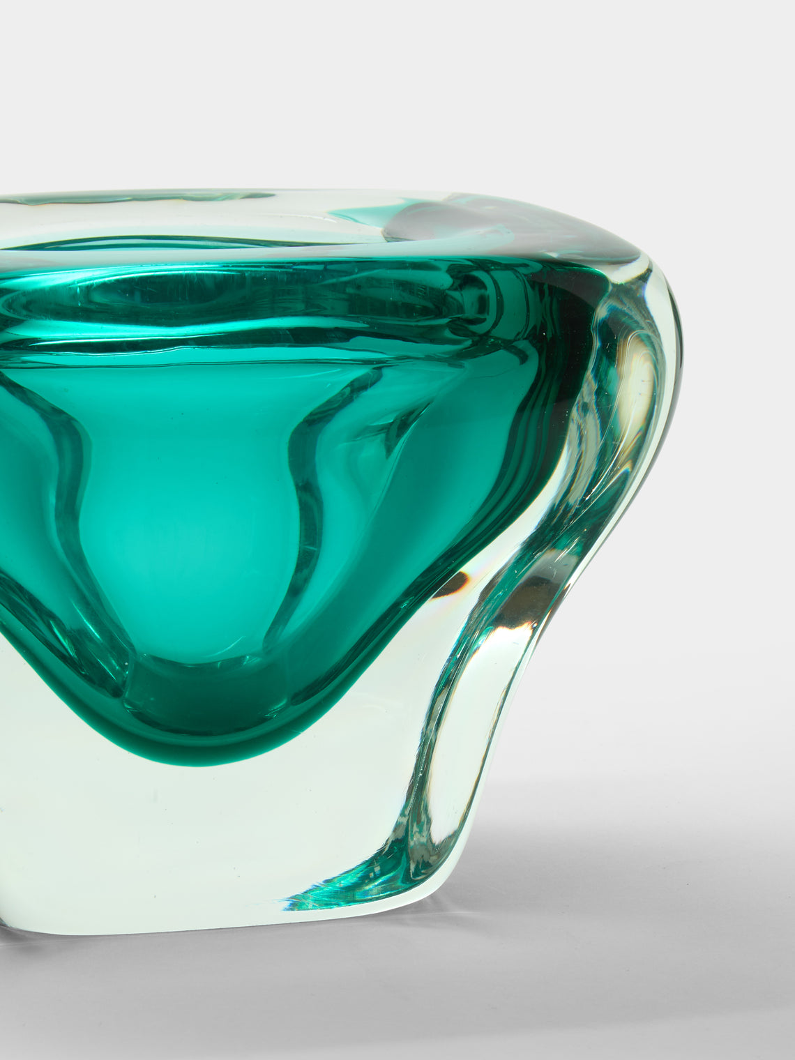 Antique and Vintage - 1970s Murano Glass Bowl - Green - ABASK