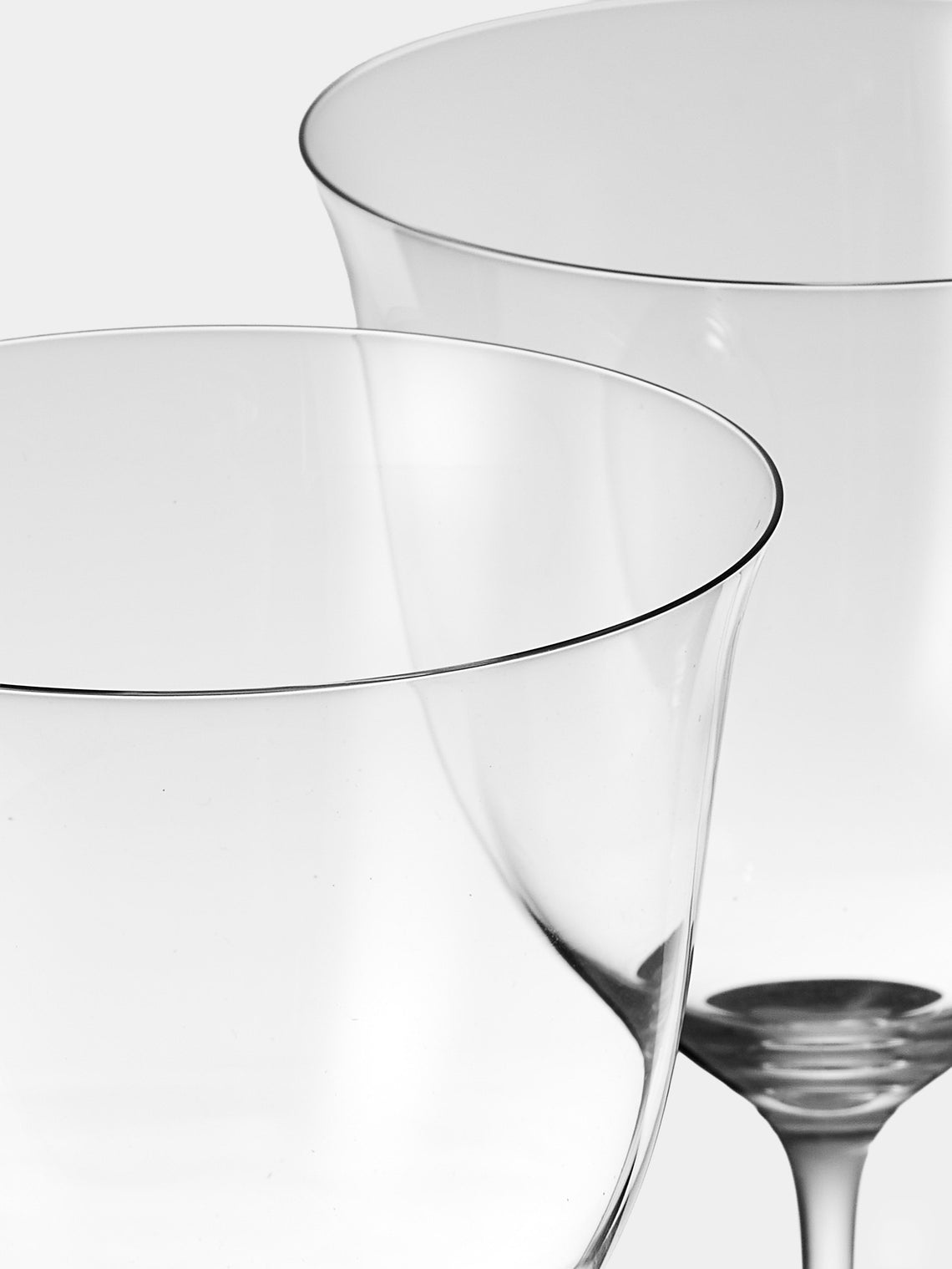 Lobmeyr - | Set of 2 | Patrician Crystal Red Wine Glasses - Clear - ABASK