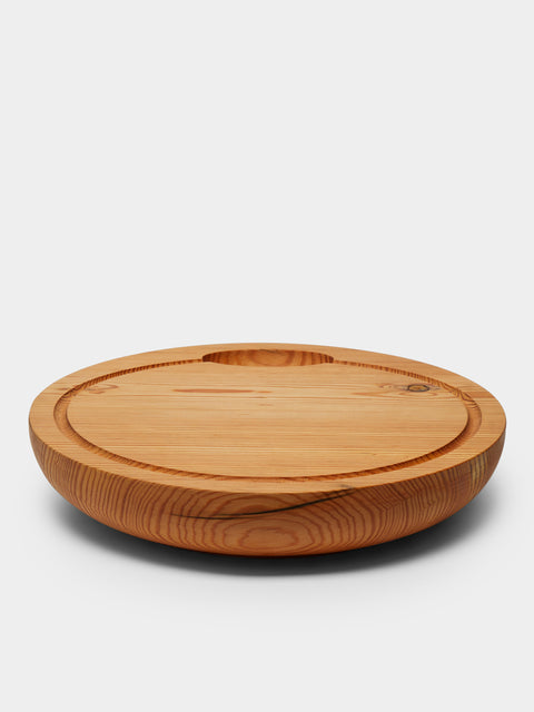 Woodworks by Ted Todd - Monumental Carving Pedestal in Antique Pine -  - ABASK - 