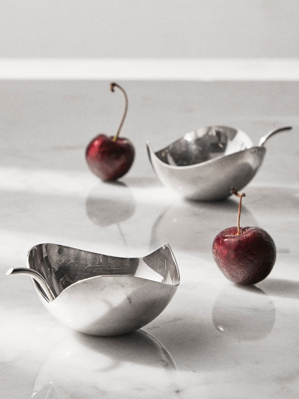Antique and Vintage - 1970s Christofle Cherries Silver-Plated Serving Bowls (Set of 2) - Silver - ABASK