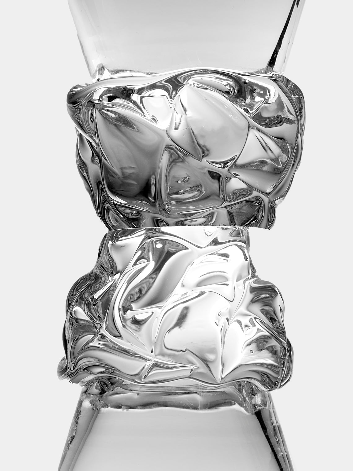 NasonMoretti - Archive Revival 1965 Hand-Blown Murano Shot Glasses (Set of 2) - Clear - ABASK