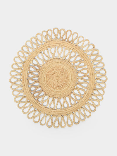 Coro Cora - Magnolia Dos Handwoven Iraca Palm Placemats (Set of 4) -  - ABASK - 