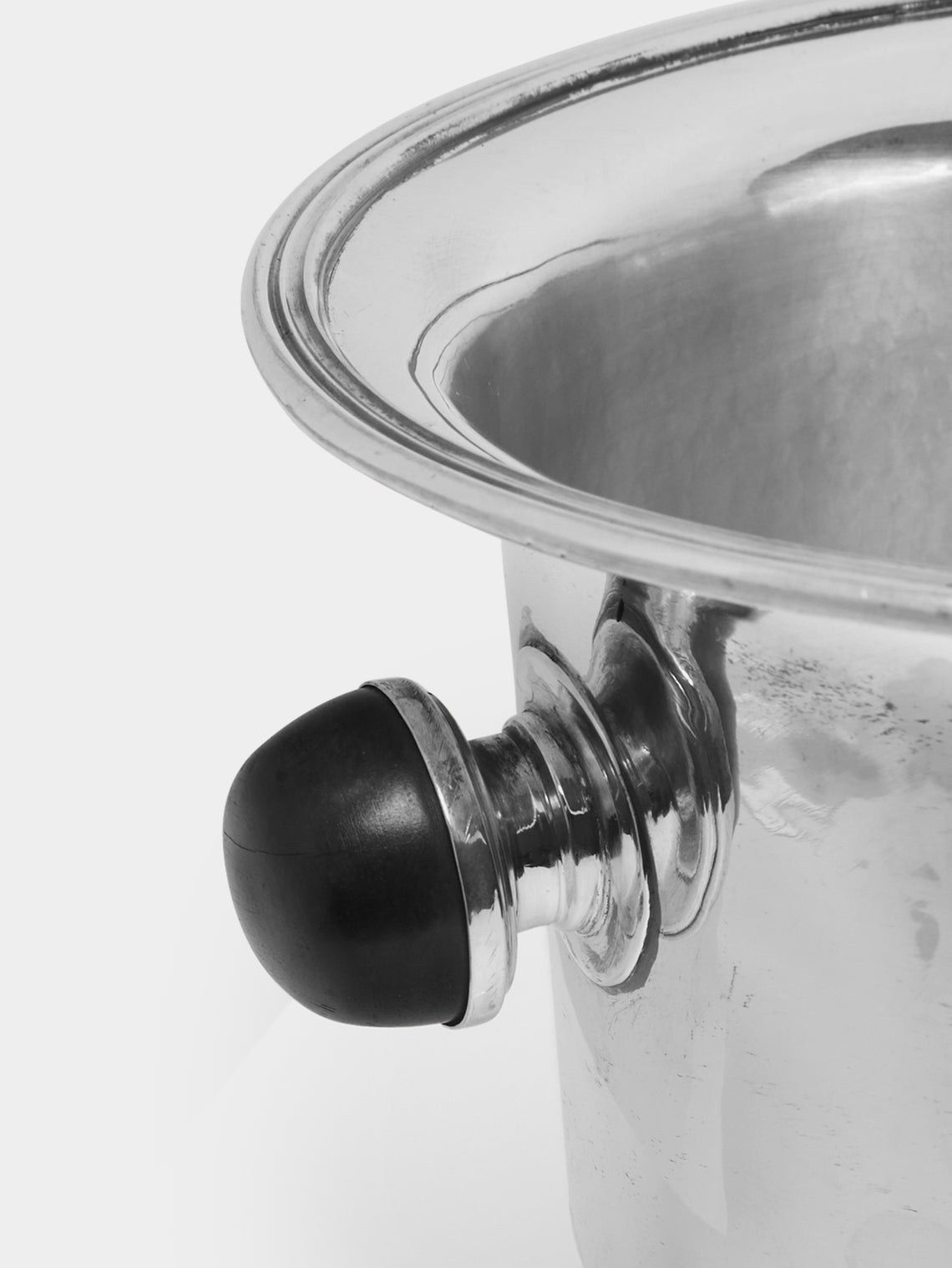 Antique and Vintage - 1980s Solid Silver Ice Bucket - Silver - ABASK