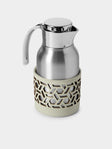 RUDI - Gemma Glass and Stainless Steel Carafe (20oz/0.6L) - White - ABASK - 