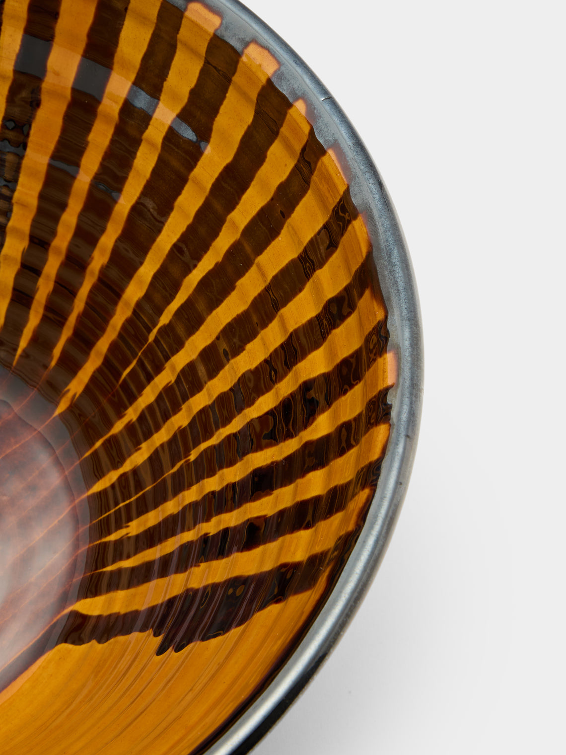 Poterie de Cliousclat - Hand-Marbled Slipware Mixing Bowl - Yellow - ABASK