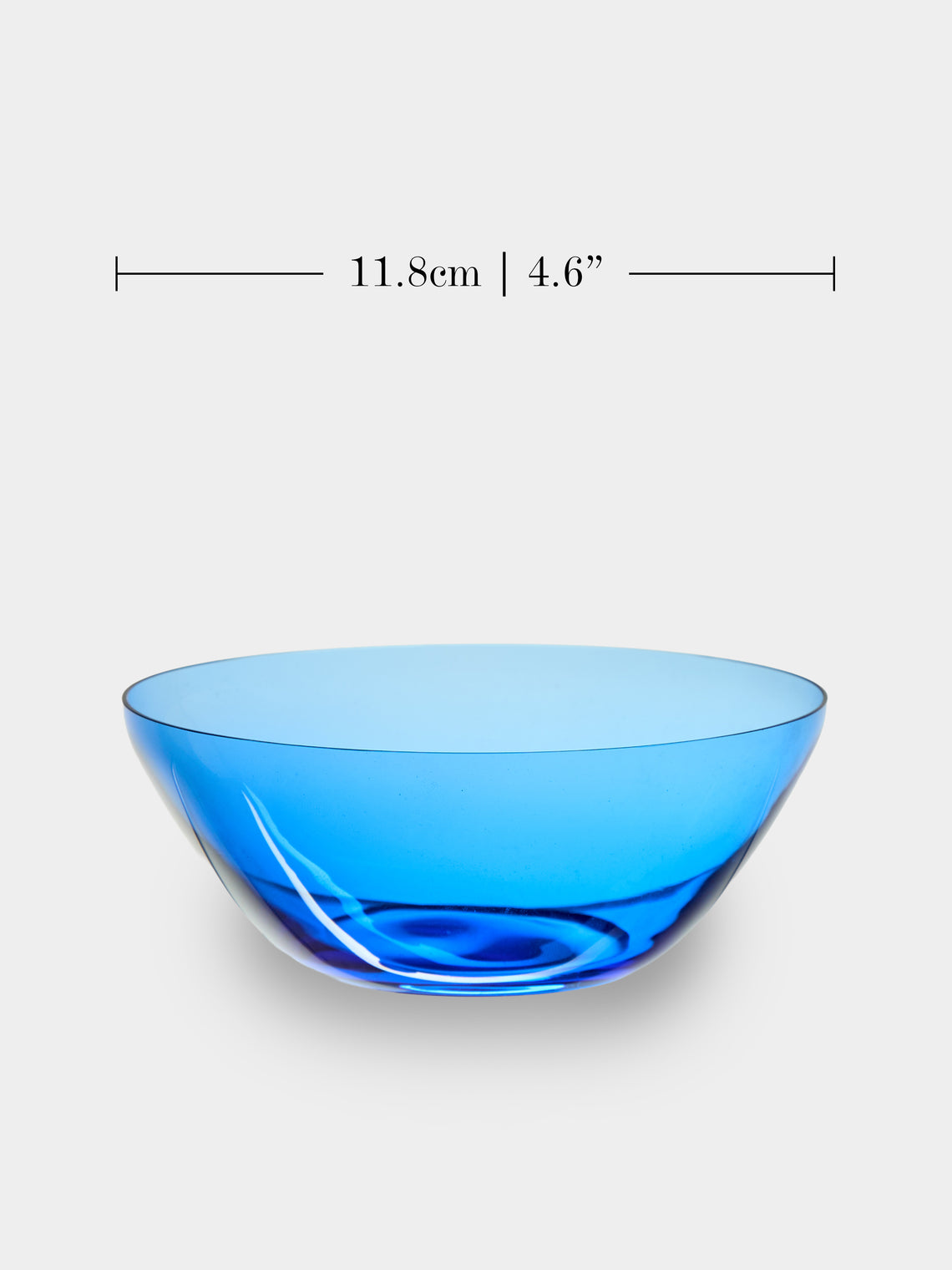 Antique and Vintage - 1970s Lalique Glass Dessert Bowls (Set of 6) - Blue - ABASK