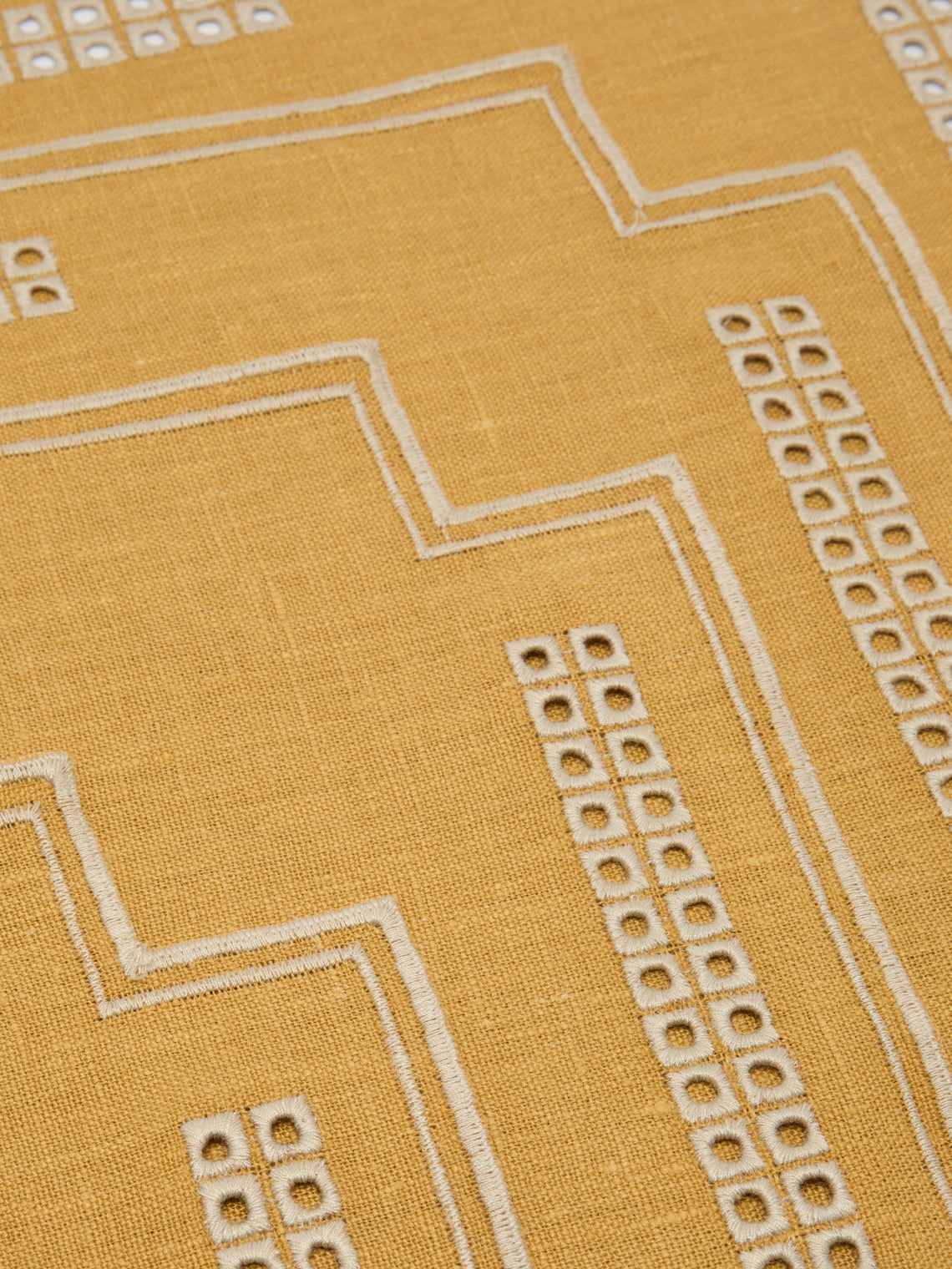 Borgo delle Tovaglie - Eva Embroidered Linen Placemats (Set of 4) -  - ABASK