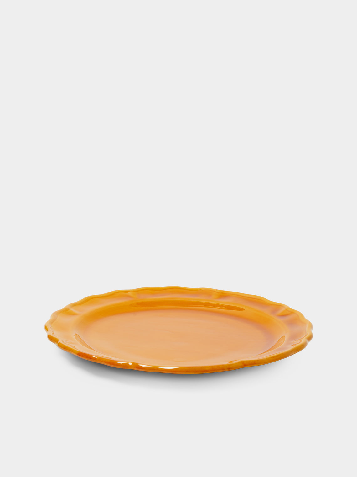 Maison Pichon Uzès - Provence Hand-Glazed Ceramic Serving Dish - Orange - ABASK