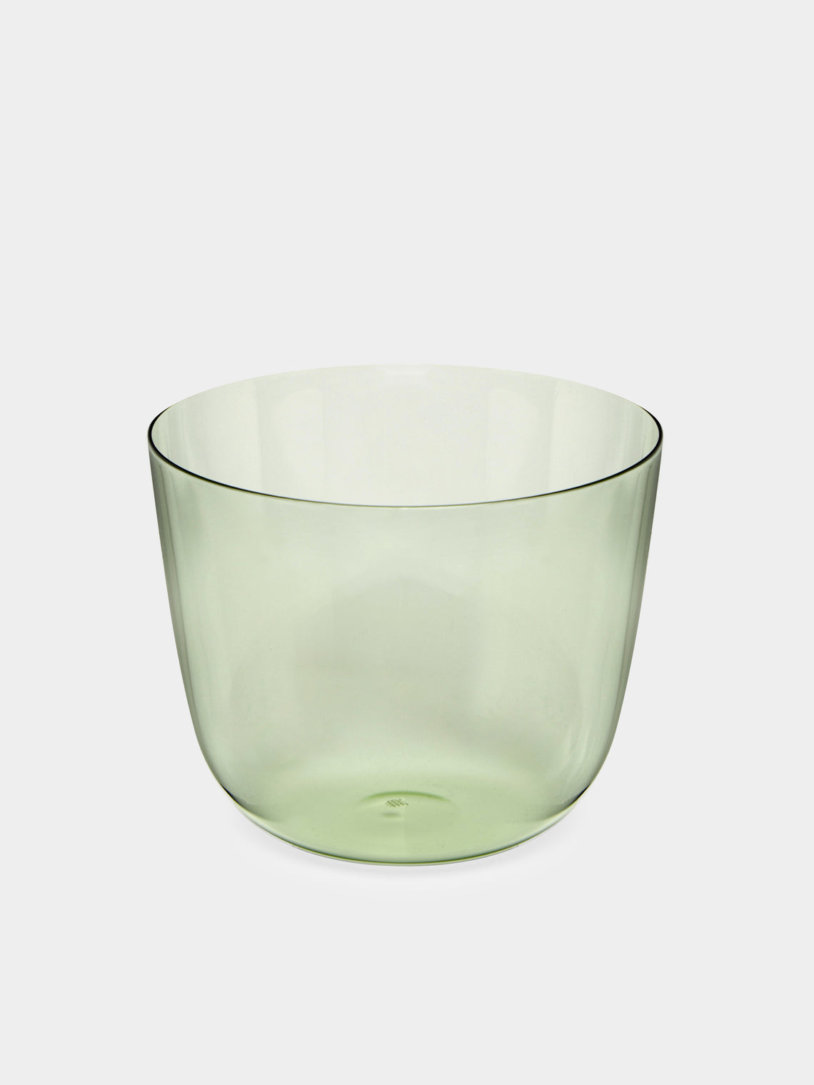Lobmeyr - Alpha Hand-Blown Crystal Water Tumbler (Set of 2) - Green - ABASK- 