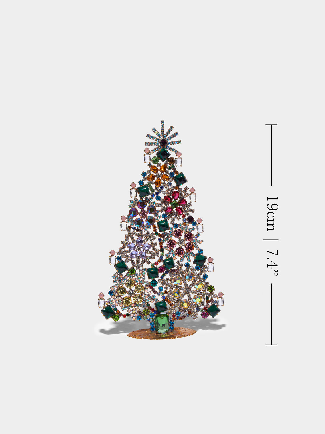 Antique and Vintage - 1930s Czech Jewelled Small Christmas Tree -  - ABASK
