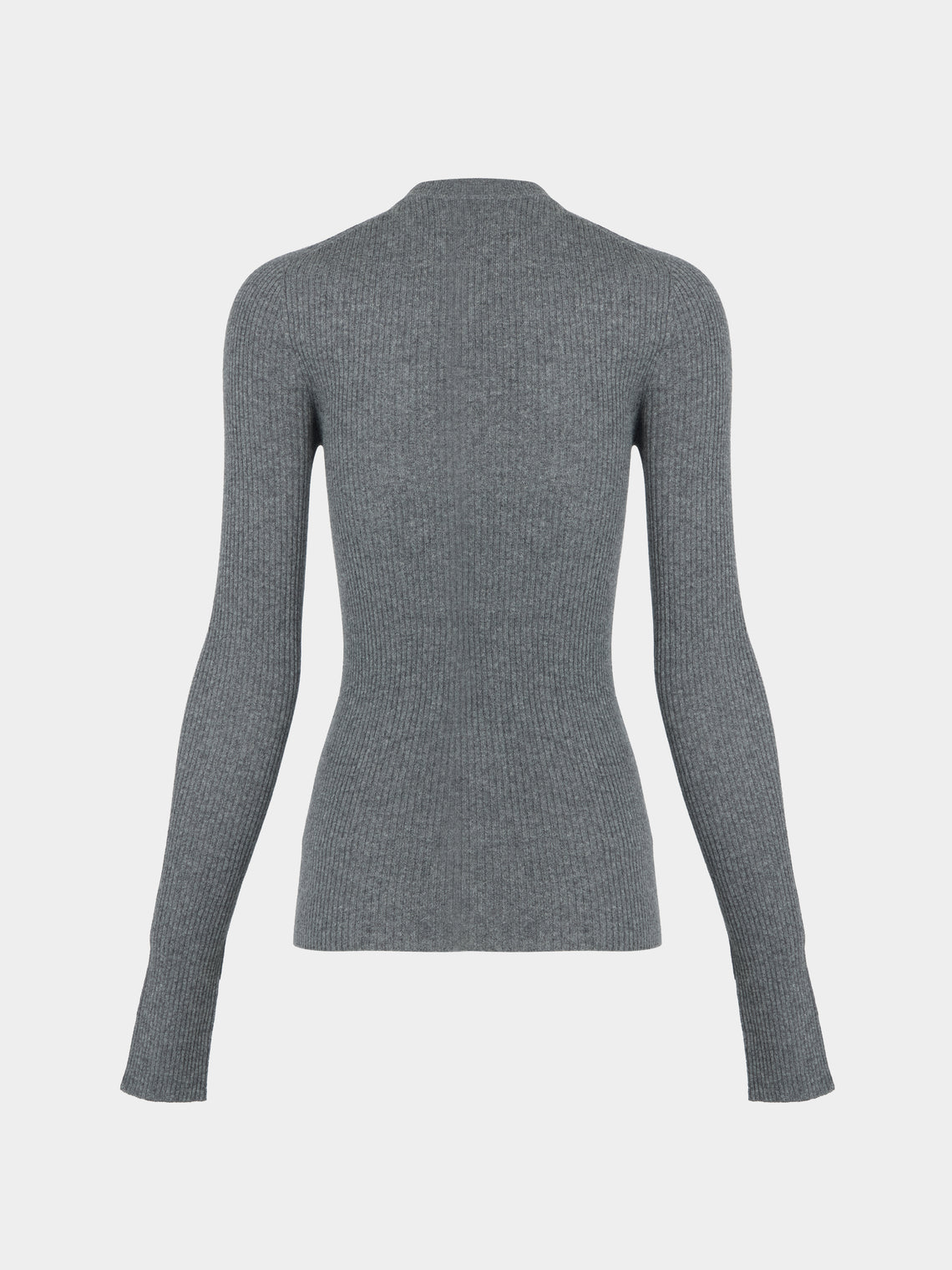Arch4 - Celeste Baby Goat Cashmere Long-Sleeved Top | Size: S - Gray - ABASK