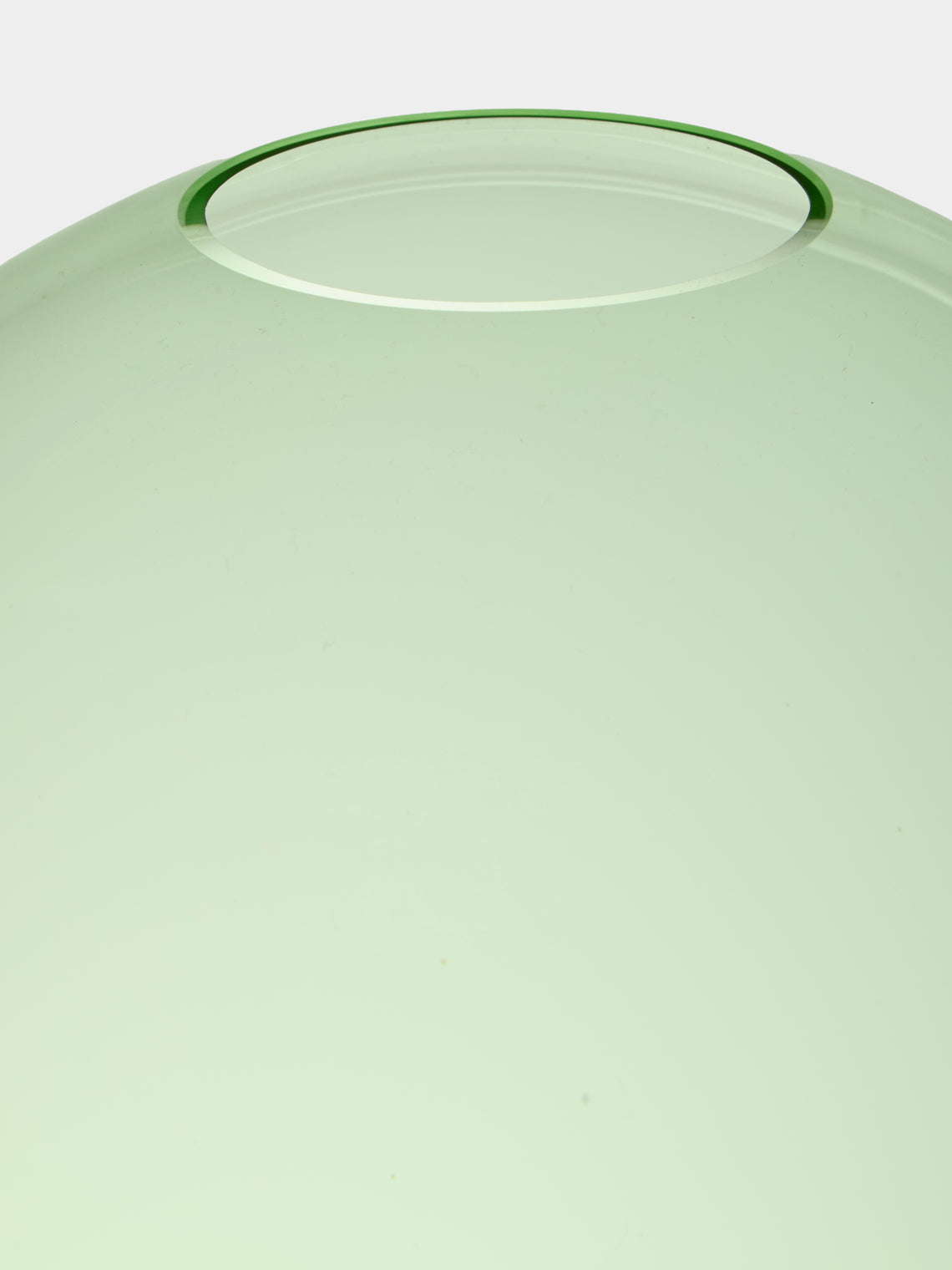 Lobmeyr - BV60 Hand-Blown Crystal Vase (8in/20cm) - Green - ABASK