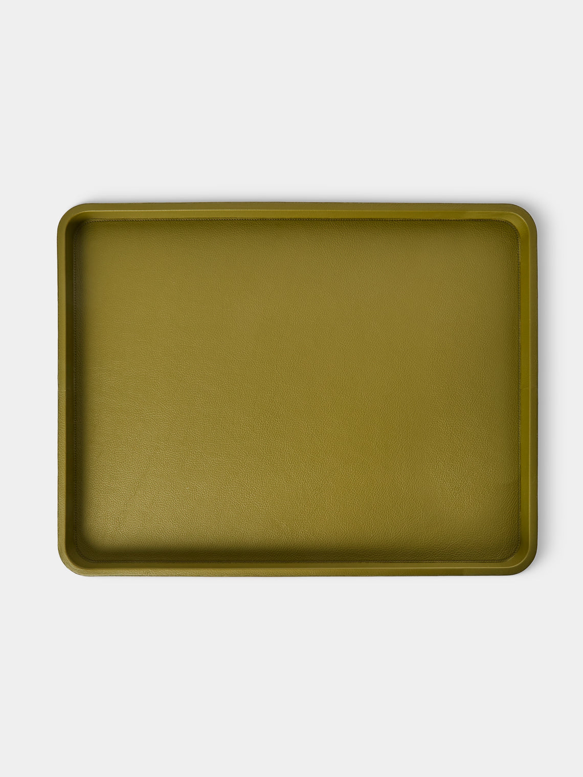 Giobagnara x Poltrona Frau - Leather Bed Tray (24in/61.5cm) - Green - ABASK