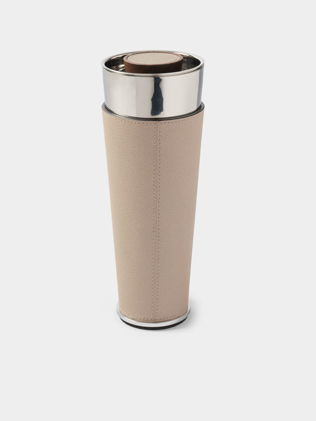 Giobagnara - Ocean Leather Cocktail Shaker - Beige - ABASK - 