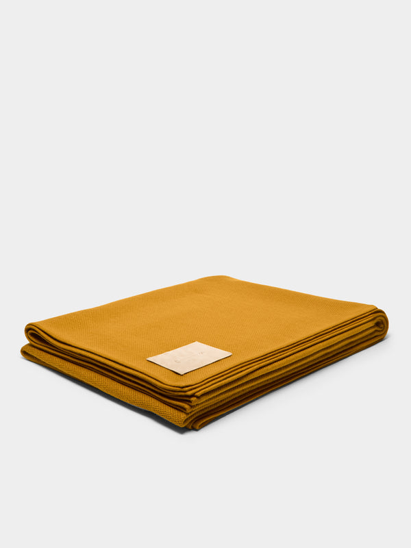 Studio Shamshiri x ABASK - Handwoven Cashmere Double-Faced Large Blanket (118in/3m) -  - ABASK
