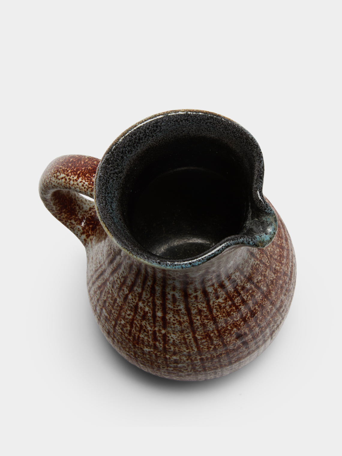 Antique and Vintage - Mid-Century Accolay Ceramic Jug - Brown - ABASK