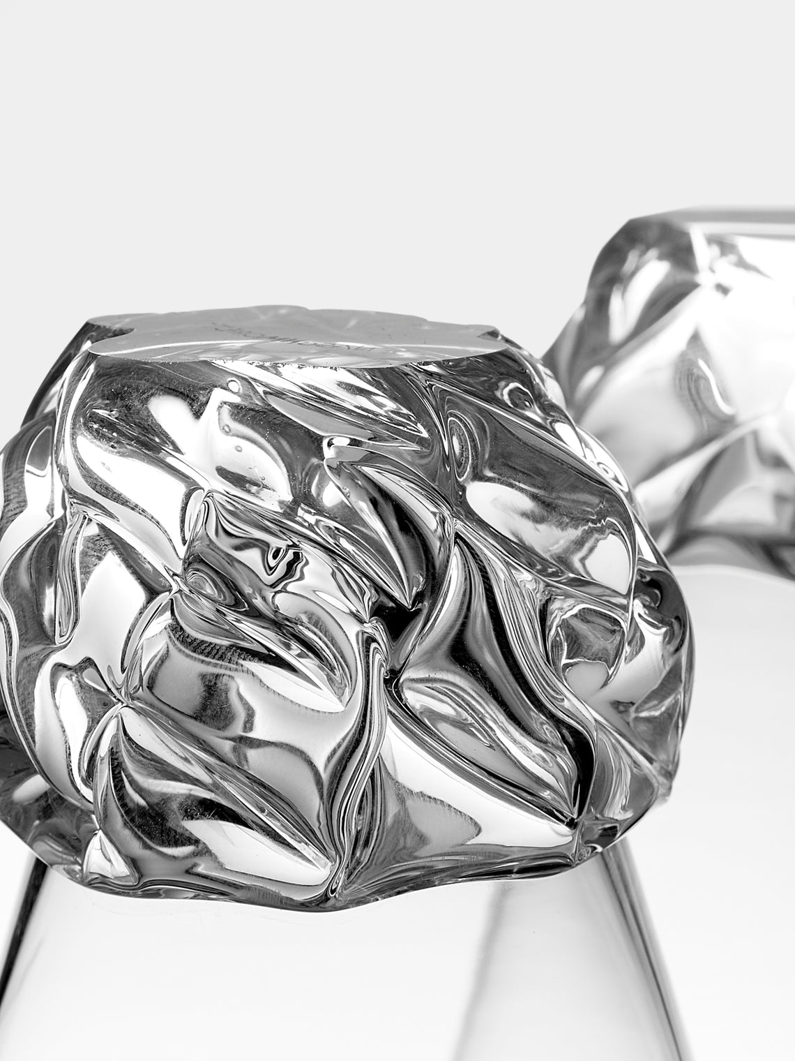 NasonMoretti - Archive Revival 1965 Hand-Blown Murano Glass Tumblers (Set of 2) - Clear - ABASK