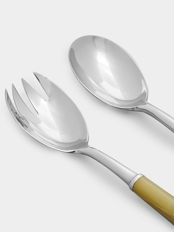 Alain Saint-Joanis - Marbled Resin Salad Servers -  - ABASK