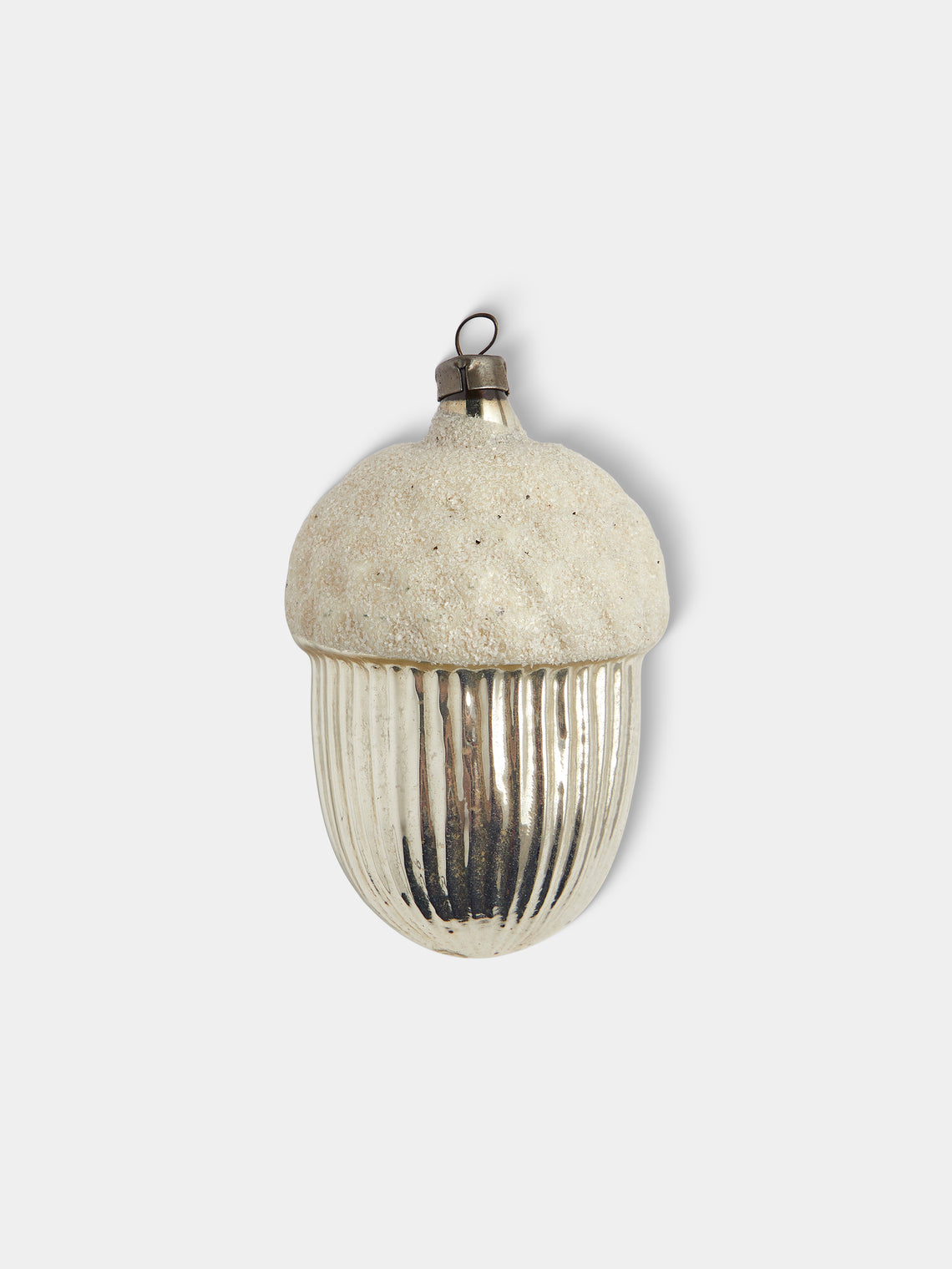 Antique and Vintage - Early-20th-Century Forest Glass Baubles (Set of 12) - Silver - ABASK