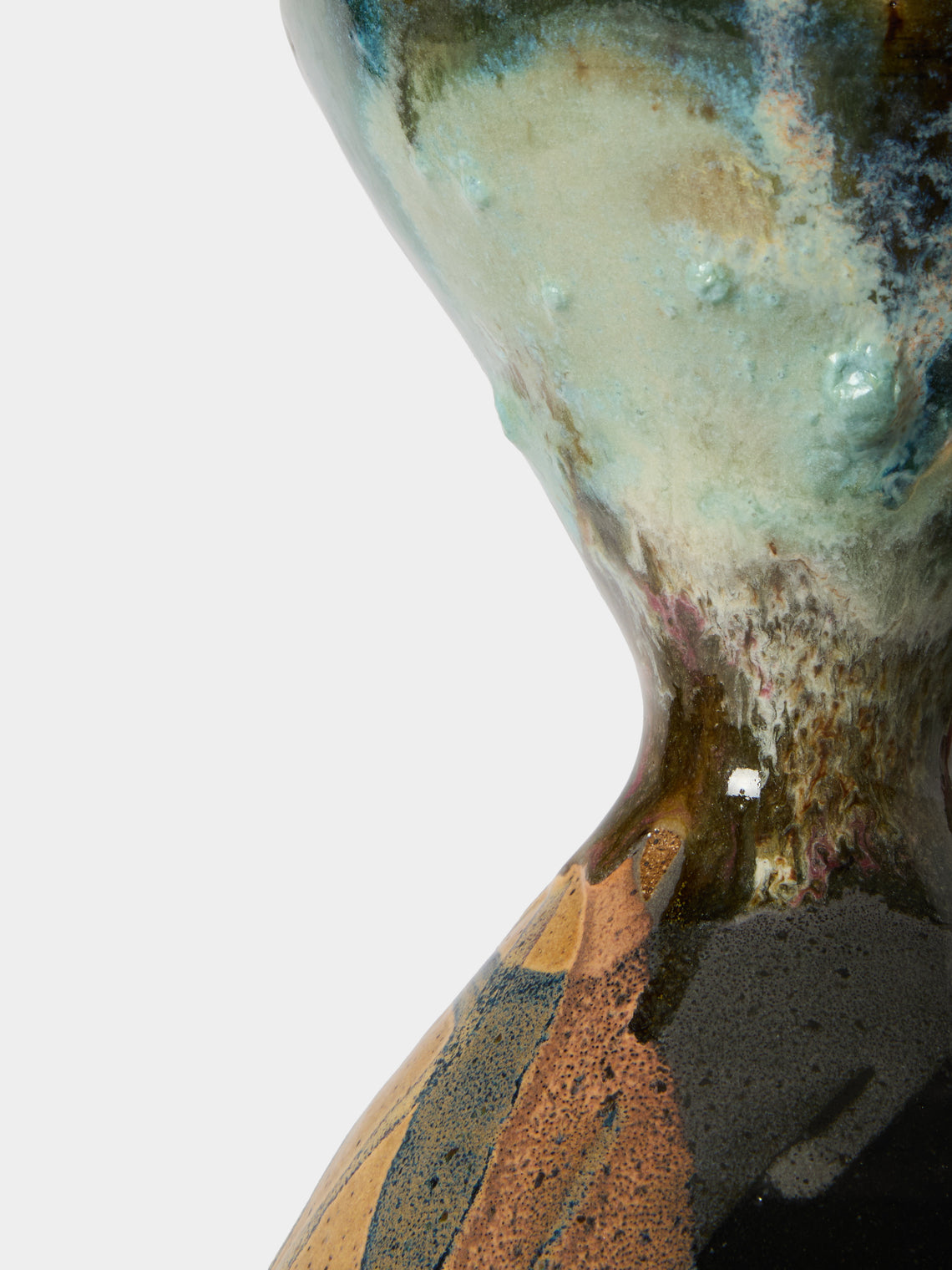 Episode - Meridian Hand-Glazed Ceramic Table Lamp - Multiple - ABASK
