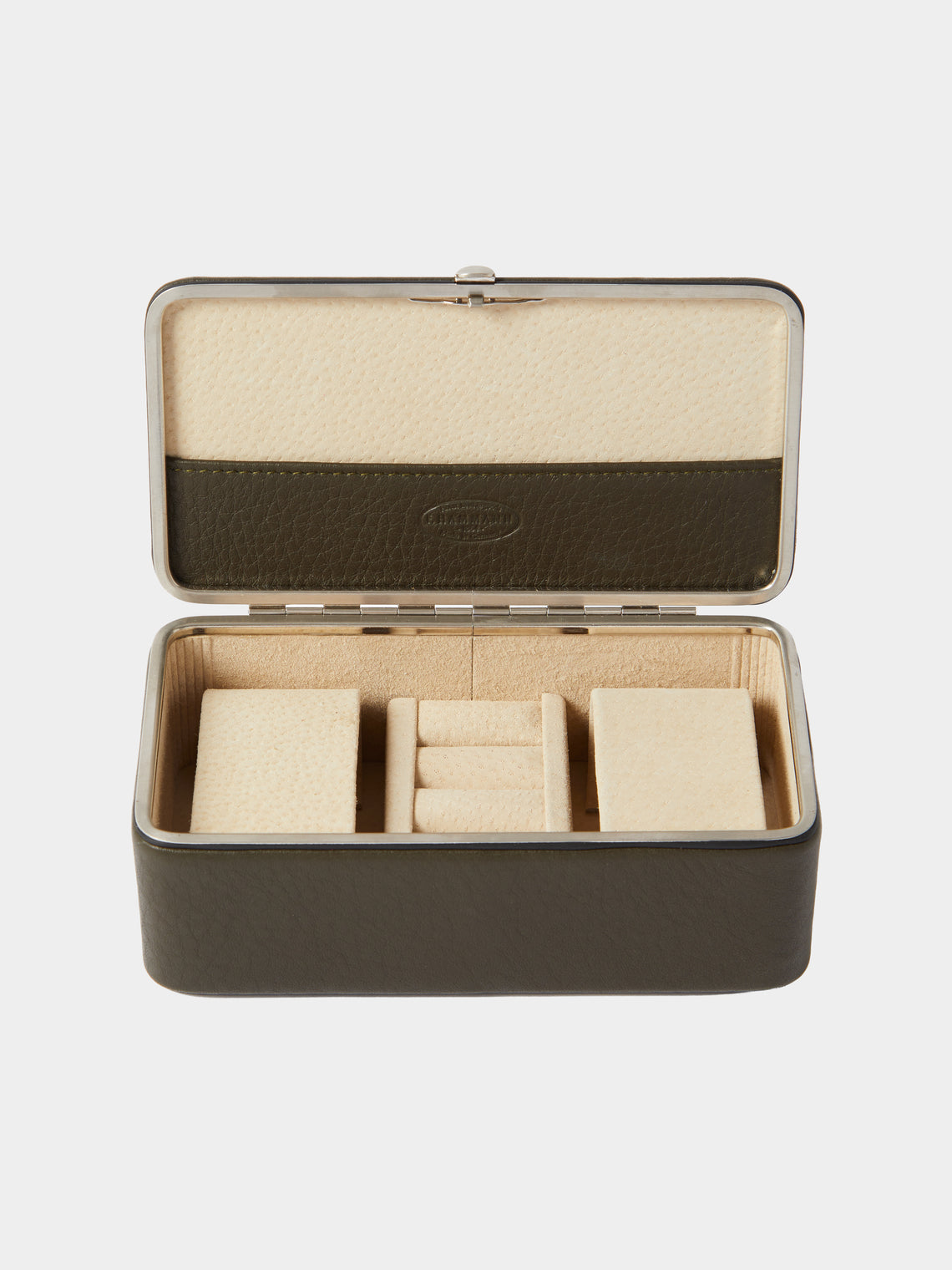 F. Hammann - Leather Large Jewelry Box - Green - ABASK - 