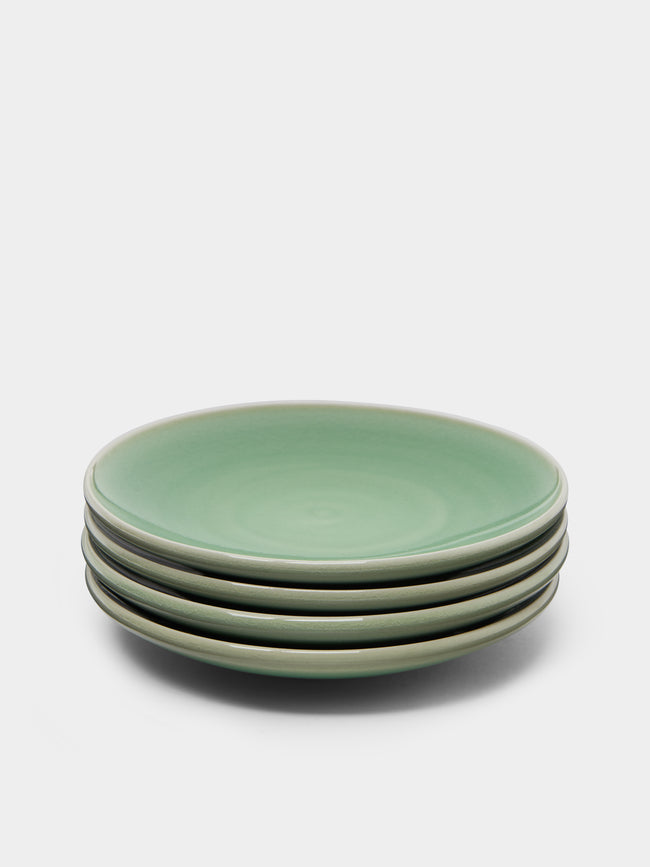 Jinho Choi - Celadon Plates (Set of 4) -  - ABASK