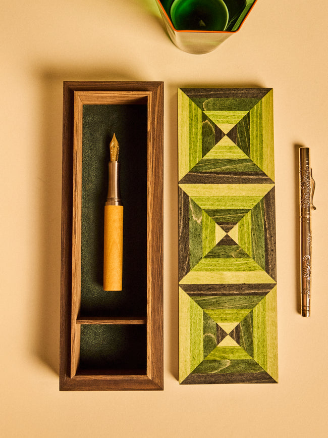 Kevin Stamper - Albers Wood Desk Box - Green - ABASK