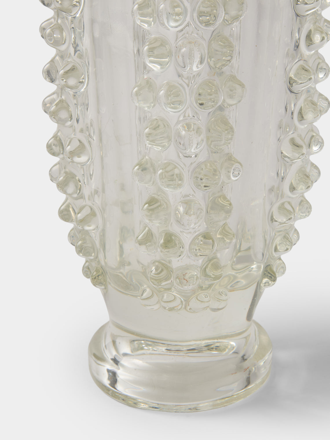 Antique and Vintage - 1930s Ercole Barovier Glass Vase (12in/30.5cm) - Clear - ABASK