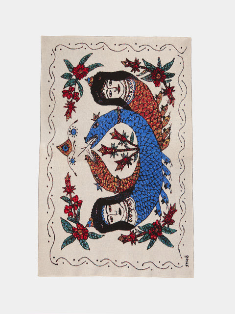 Saved NY - Shahmaran Cashmere Throw (79in/2m) - Multiple - ABASK - 