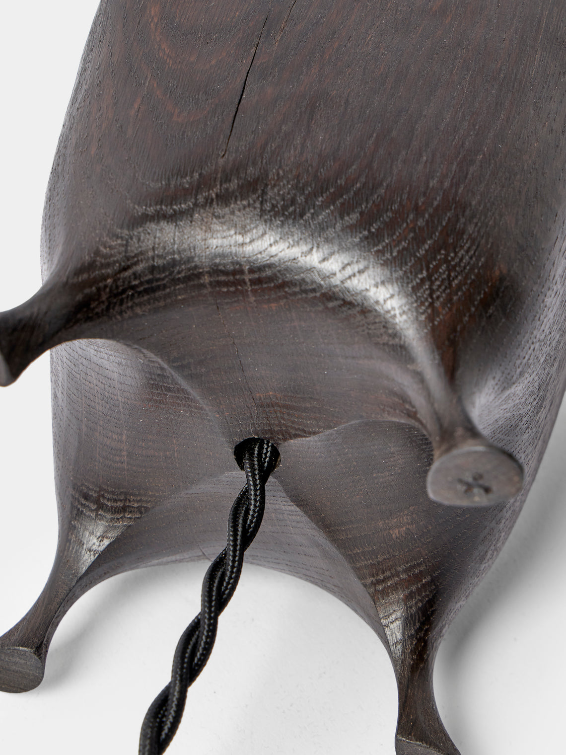 Jamie Gaunt Designs - No. 2 Ebonized Oak Table Lamp - Black - ABASK