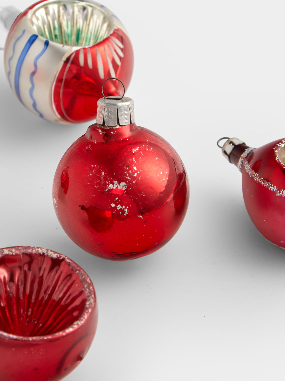 Antique and Vintage - Early 20th-Century Glass Baubles (Set of 6) -  - ABASK