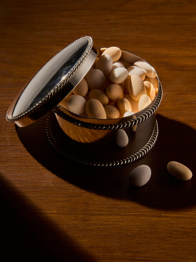 Antique and Vintage - Mid-Century Silver-Plated Bonbonniere - Silver - ABASK