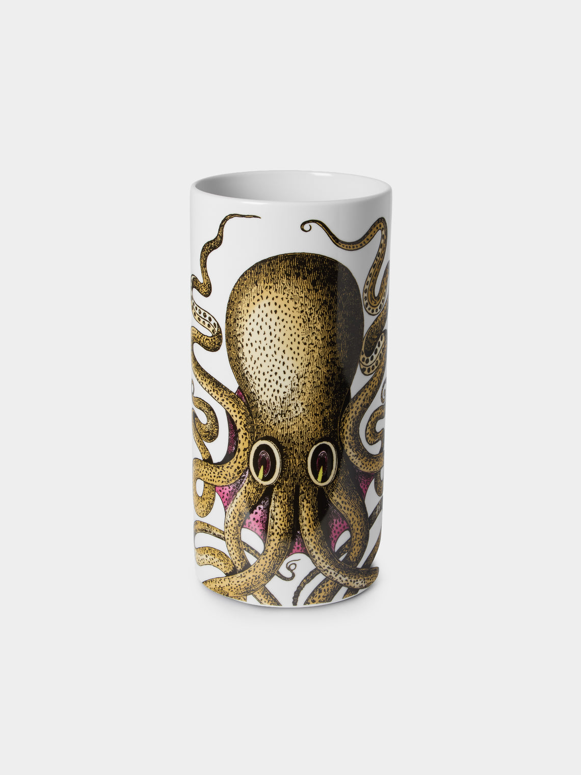 Fornasetti - Polipo Porcelain Vase (12.5in/32cm) - Multiple - ABASK - 
