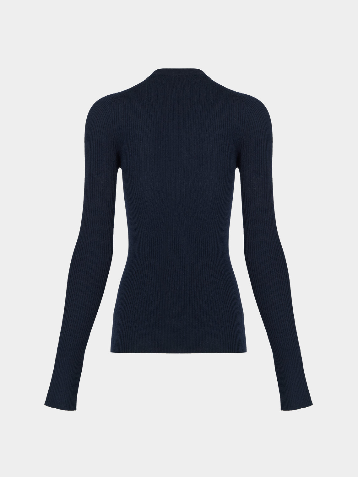 Arch4 - Celeste Baby Goat Cashmere Long-Sleeved Top | Size: S - Navy - ABASK