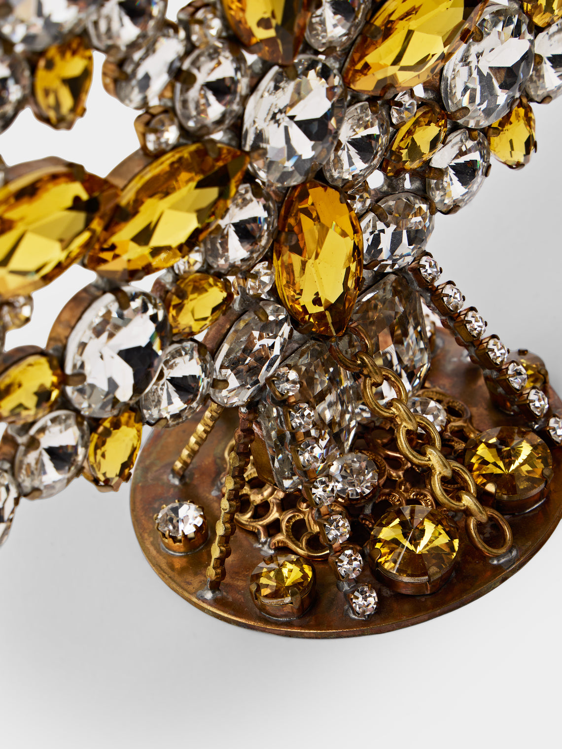 ABASK Decorations - Luxurious Czech Crystal Tree - Yellow - ABASK