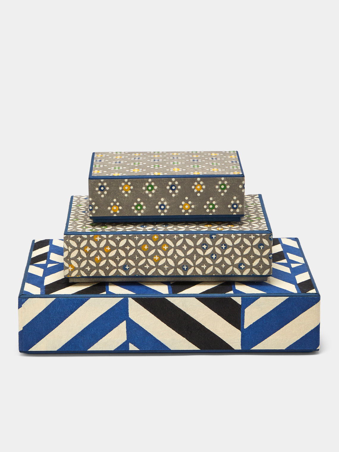 Keijusha - Washi Treasure Boxes (Set of 3) - Multiple - ABASK