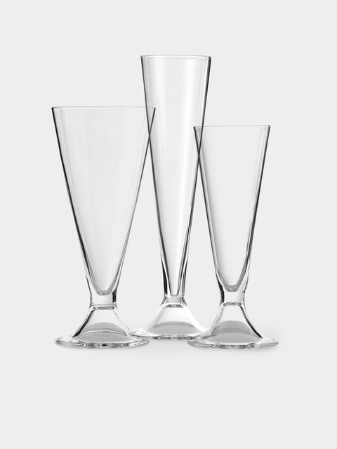 Carlo Moretti - Ovale Hand-Blown Murano Glass Collection - Clear - ABASK - 