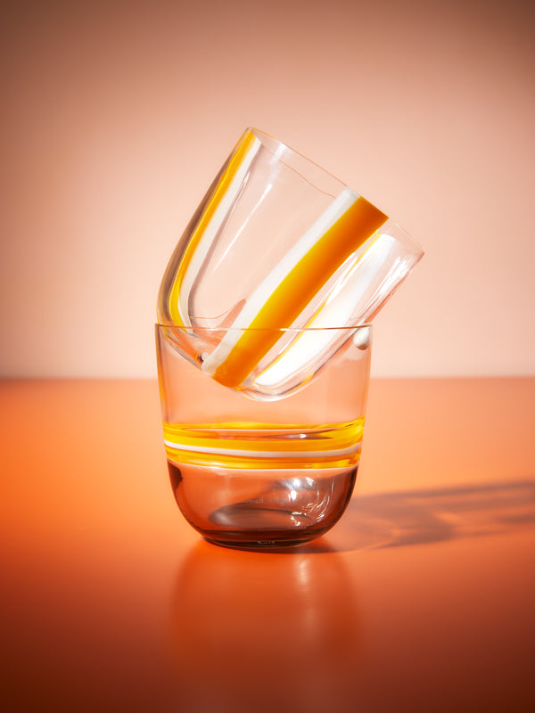 Carlo Moretti - I Diversi Hand-Blown Murano Glass Tumbler -  - ABASK