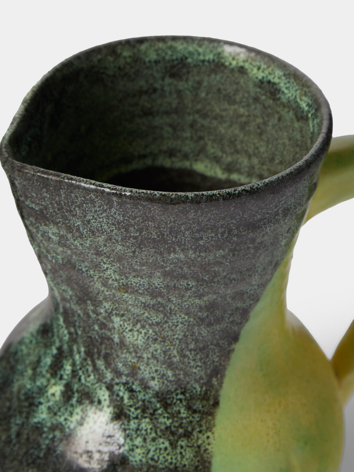 Antique and Vintage - 1950s Accolay Vase - Green - ABASK