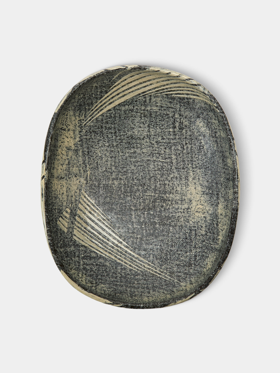 Masumi Ando - Textured Ceramic Bowl - Gray - ABASK