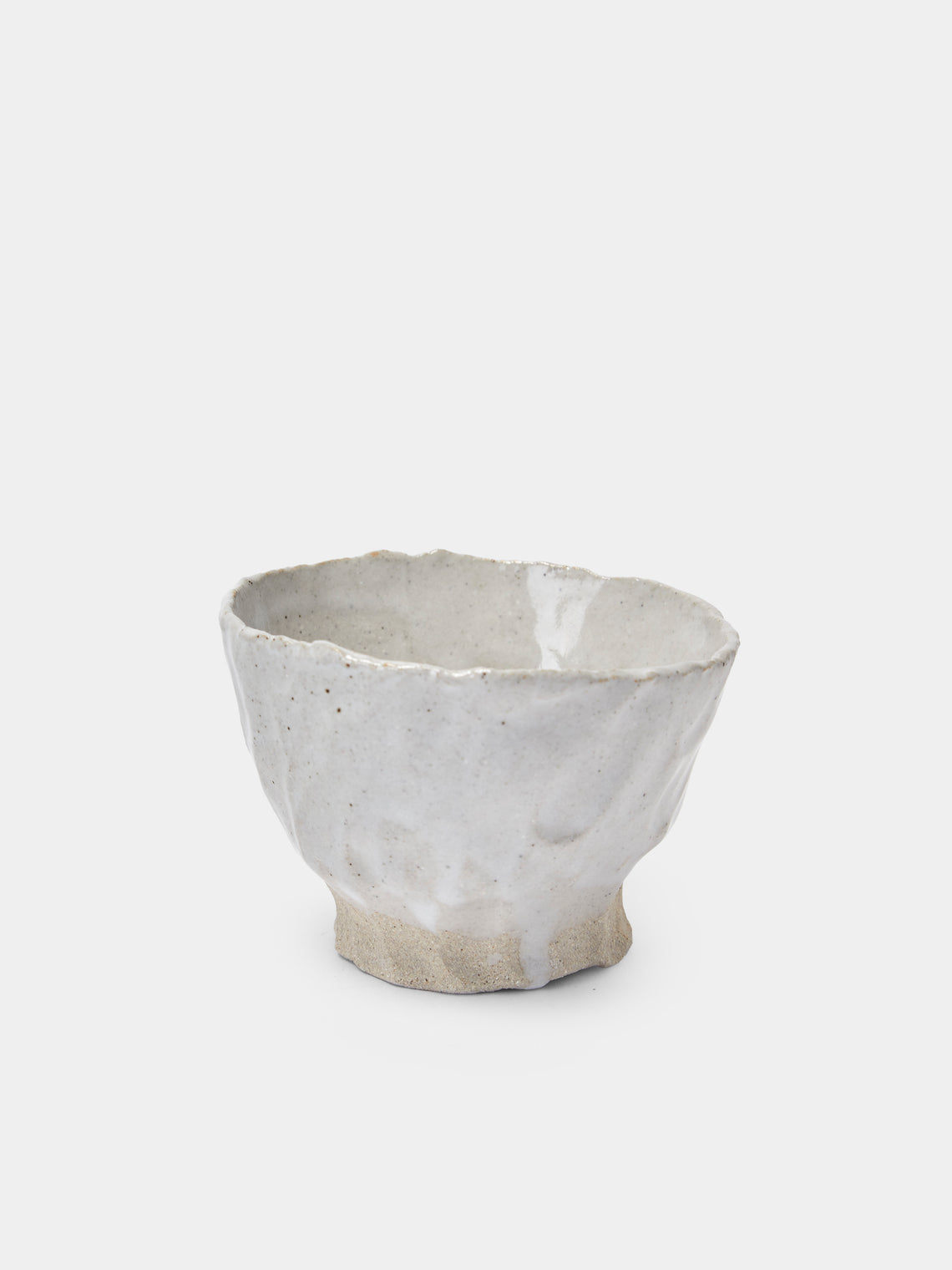 Estudio Vernís - Wood-Fired Stoneware Snack Bowls (Set of 6) - White - ABASK - 