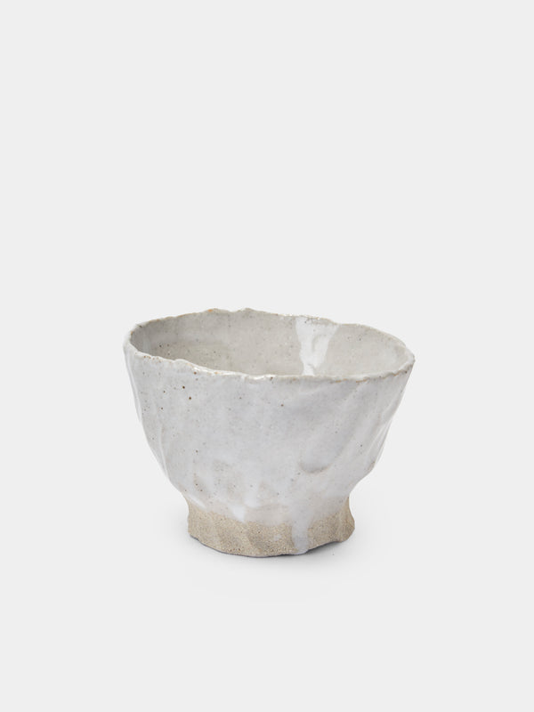 Estudio Vernís - Wood-Fired Stoneware Snack Bowls (Set of 6) - White - ABASK - 