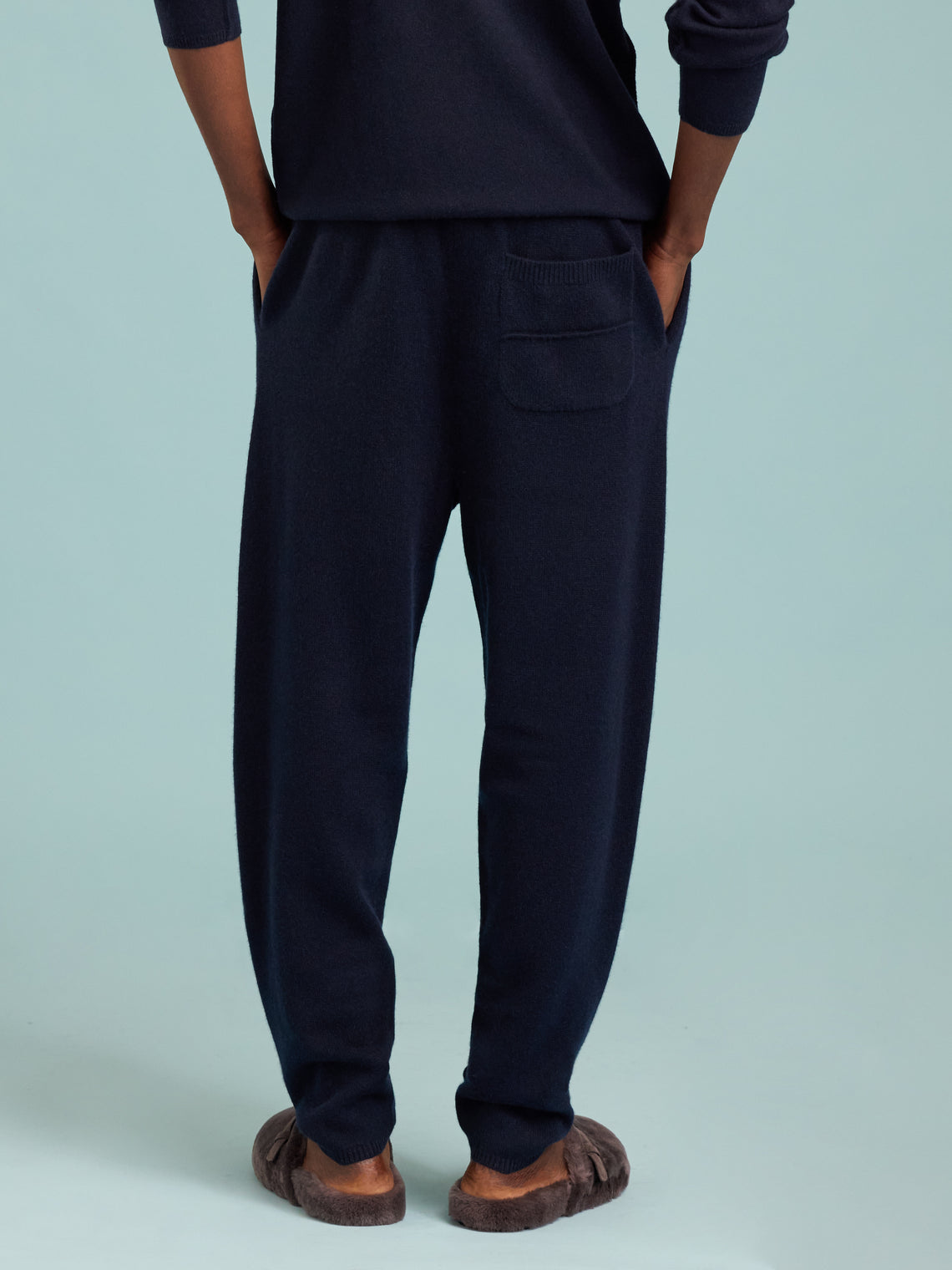 Denis Colomb - Cashmere Sweatpants  | Size: M - Navy - ABASK