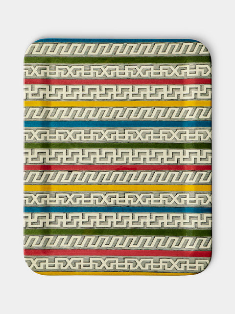 Fornasetti - Bordi Antichi Wood Tray (23.5in/60cm) - Multiple - ABASK - 